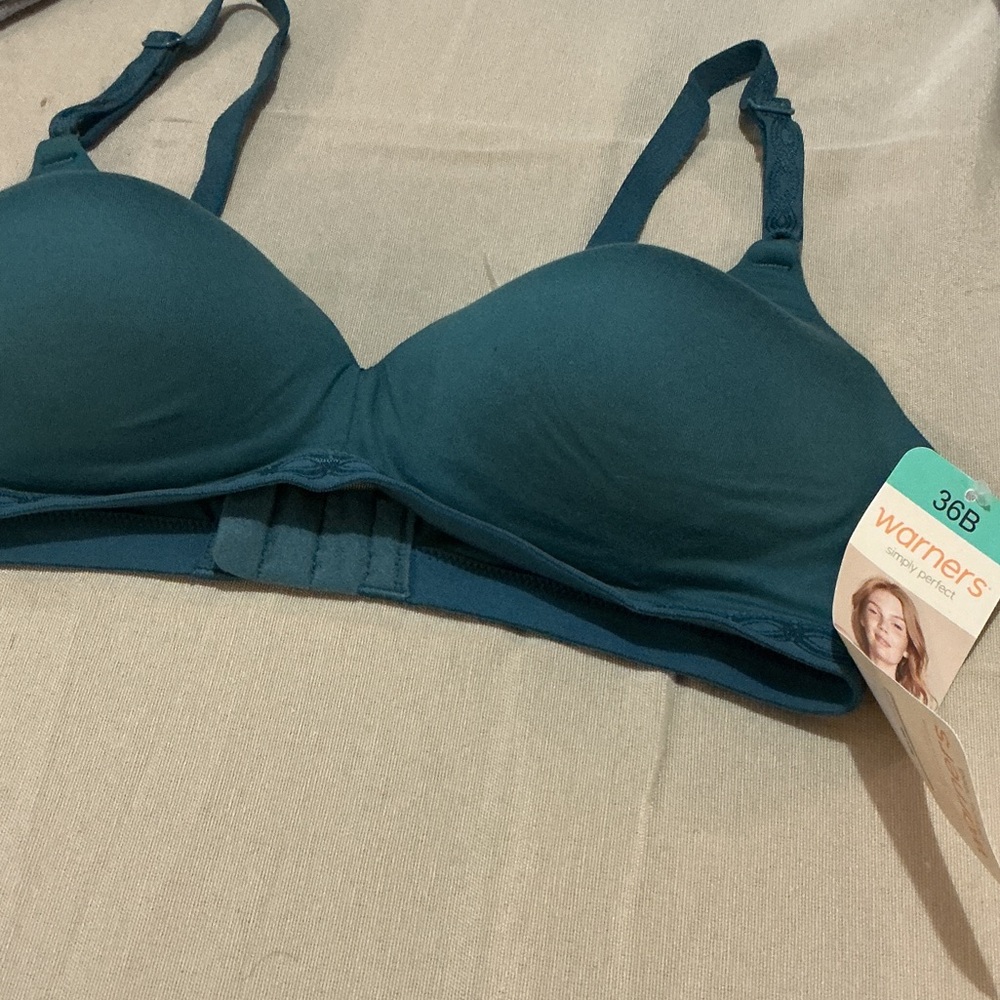 Warner's Women's Teal Bra
